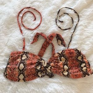 LA Hearts Bathing Suit Top